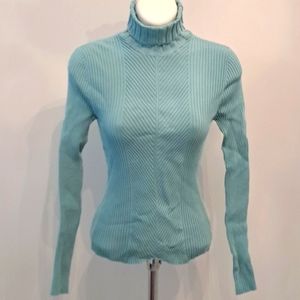bebe Green Rib Sweater